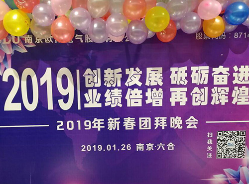 南京歐陸電氣2018年度總結(jié)表彰會(huì)暨2019年迎新春聯(lián)歡會(huì)圓滿結(jié)束